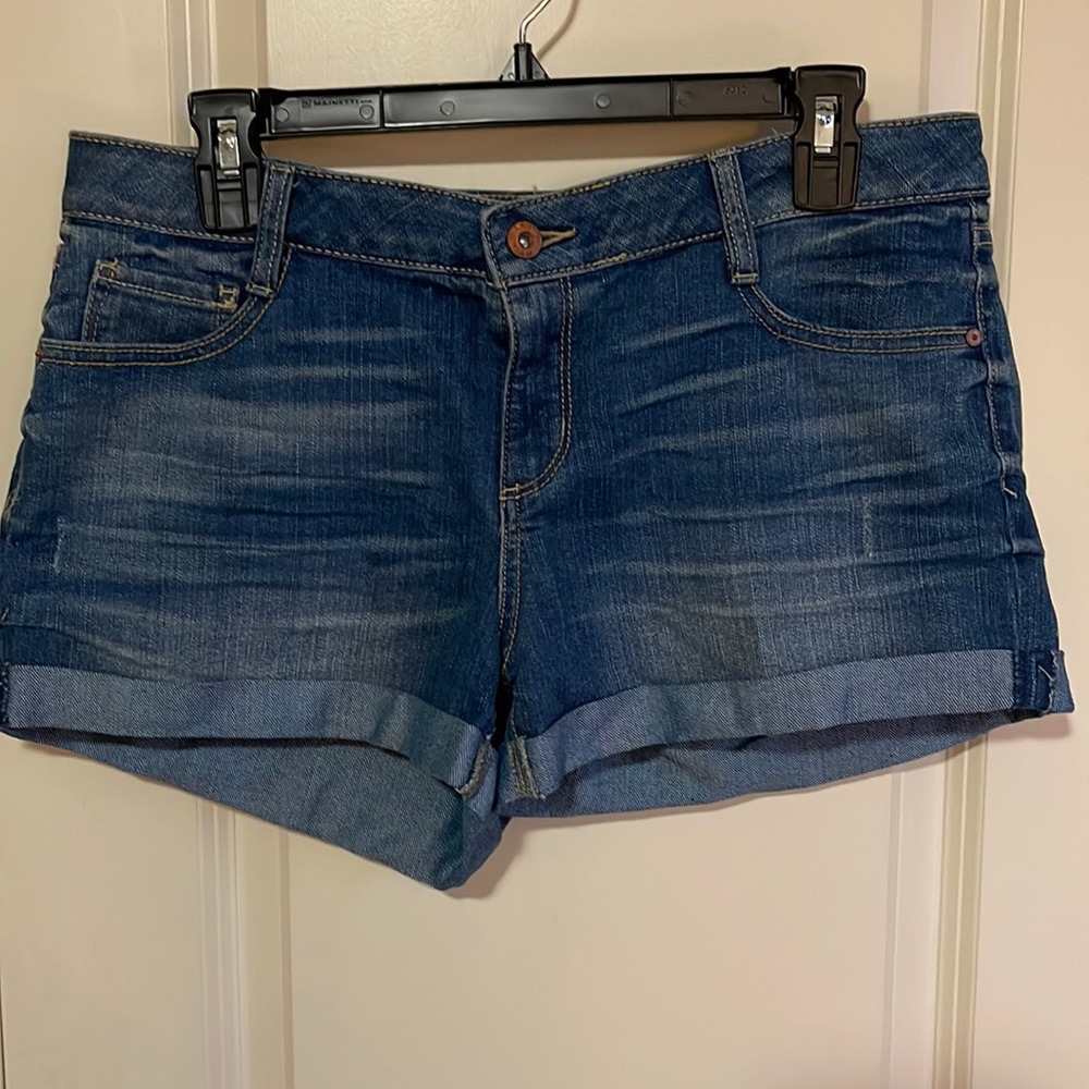 Arizona Jean Company Dark Blue Denim Jean Shorts